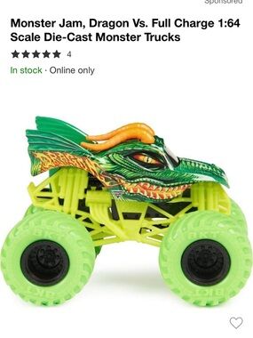 Monster Jam | Toys | Monster Jam Pit Party Go New In Box With